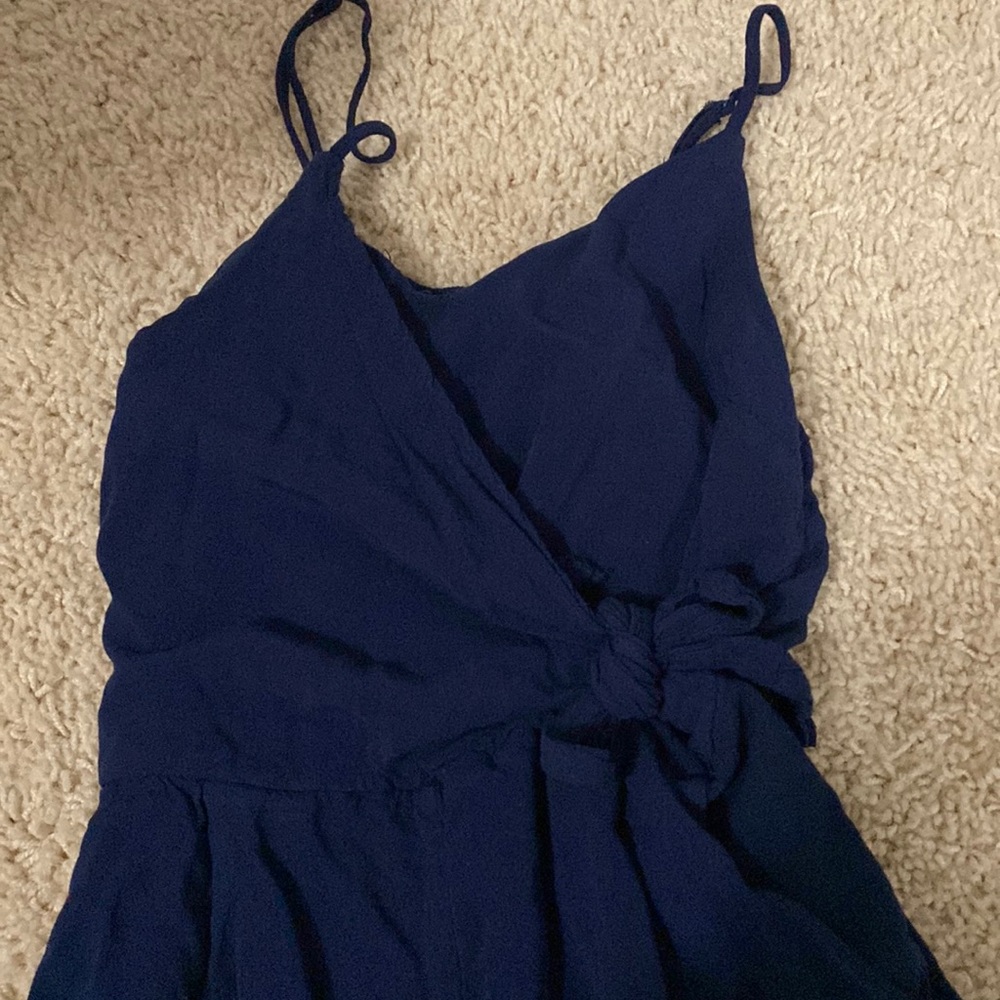 Navy Romper